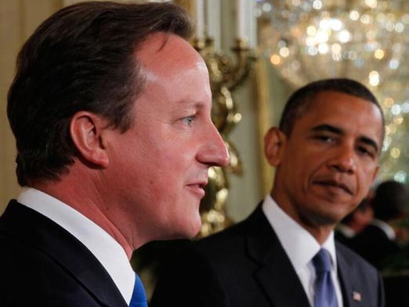 UK Prime Minister David Cameron and US President Barack Obama. (AFP/File)