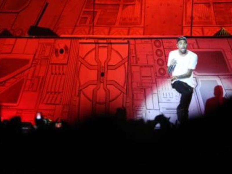 Chris Brown didn't disappoint Dubai fans on Tuesday