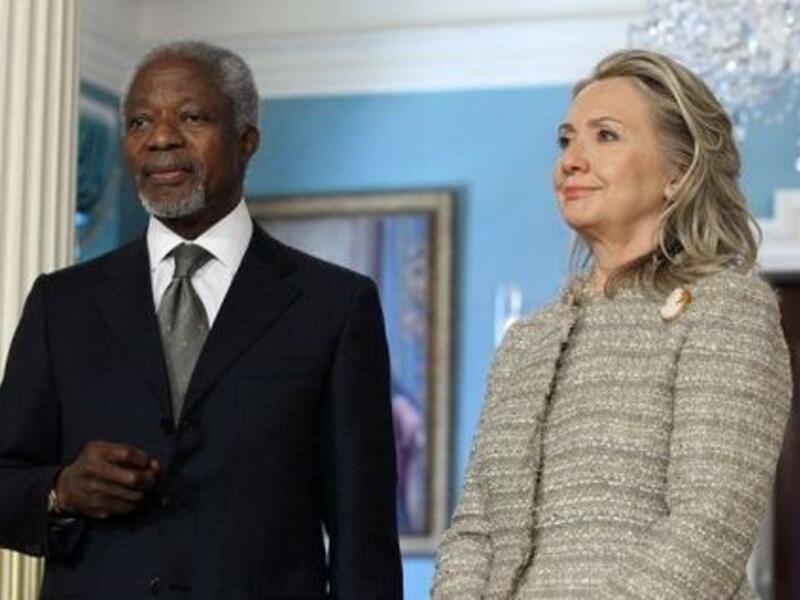Annan and Clinton