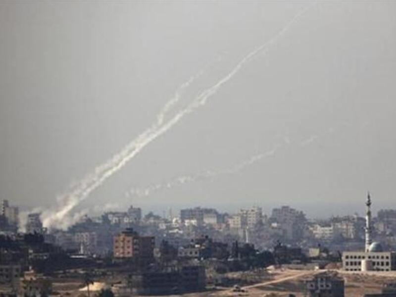 A rocket fired from Gaza hot southern Israel early on Tuesday. [File photo]