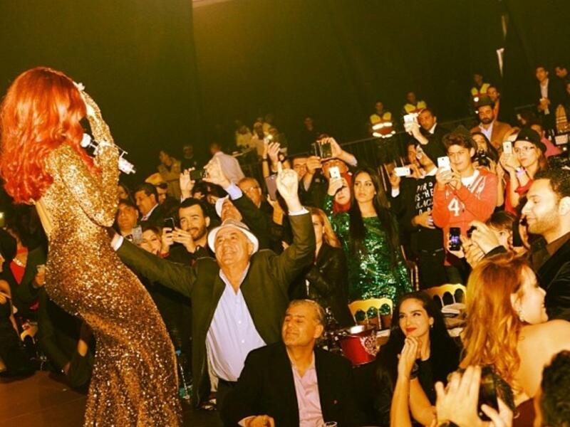 Lebanese ringin' in the New Year right with Haifa Wehbe (Image: Instagram)