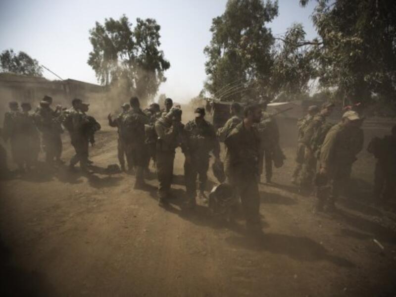 Israeli soldiers in the occupied Golan Heights (AFP)