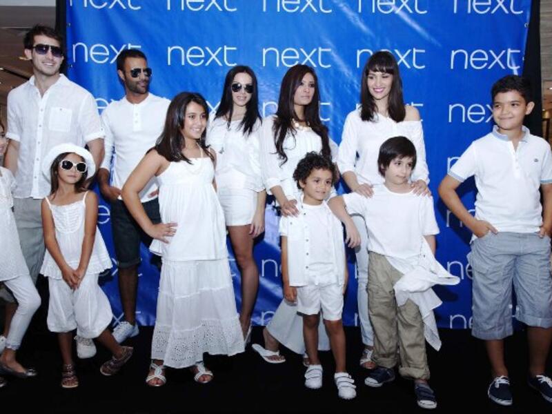 A special fashion show was held on the occasion at Next in Dubai Mall