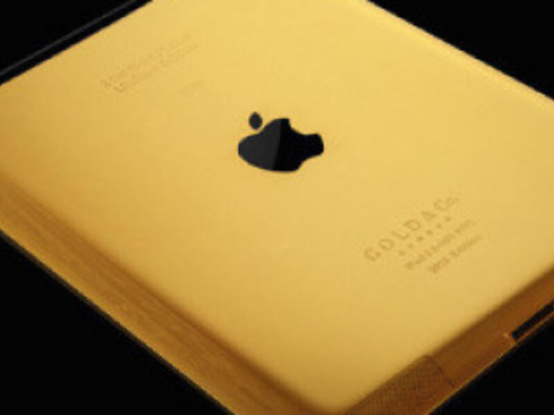 Those who want to take the gold iPad home with them will be able to buy them from the hotel’s boutique