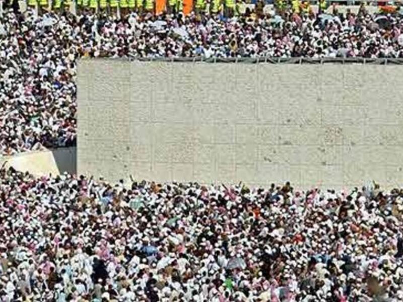 Stone throwing rituals at Hajj used to be a more unorganized affair