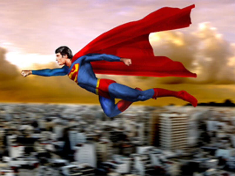 Is Superman (and his other action-flick colleagues) a socially-acceptable suicide bomber in post-9/11 US culture? (Photo courtesy of lifeboat.com)