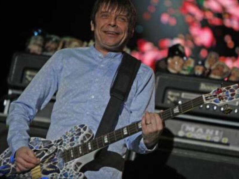 Stone Concert Gary Mounfield, better known as Mani, from the acclaimed English band The Stone Roses performed live in Dubai.