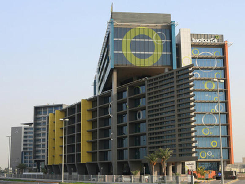 The twofour54 studios in Abu Dhabi host a Syrian co-production. (File photo).