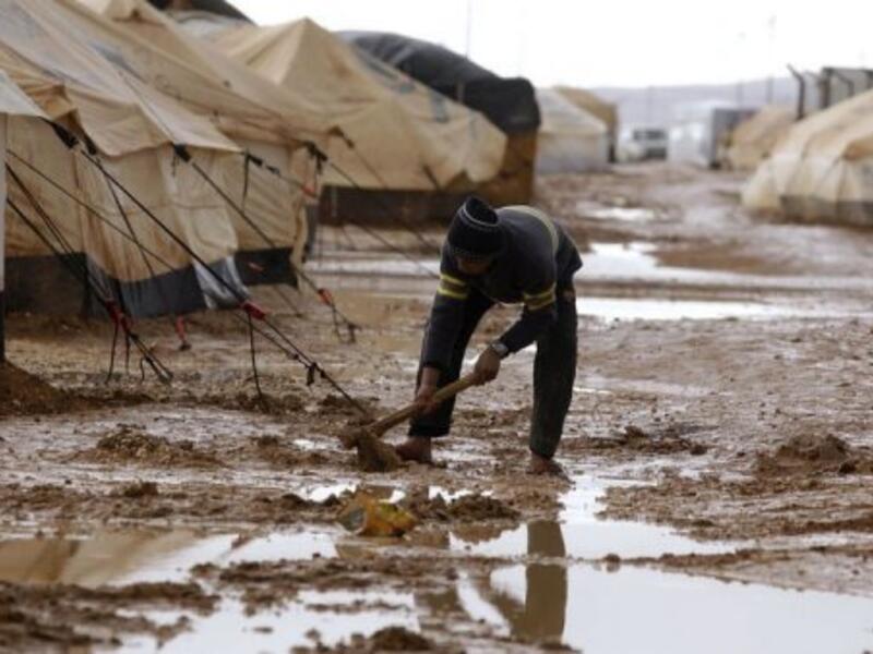 Saudi and the UAE are to donate more money to Syrian refugees in Jordan after a recent spell of bad weather