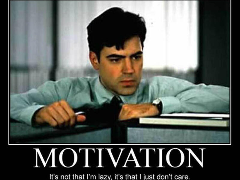 Some people are not motivated by reward, you give the promise and there is no change in their performance, which really means there is no change in their attitude (image: on file). 