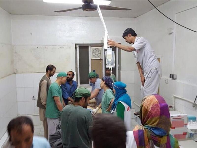 The hospital was bombed at approximately 15 minute intervals between 2:08 a.m. and 3:15 a.m. local time.