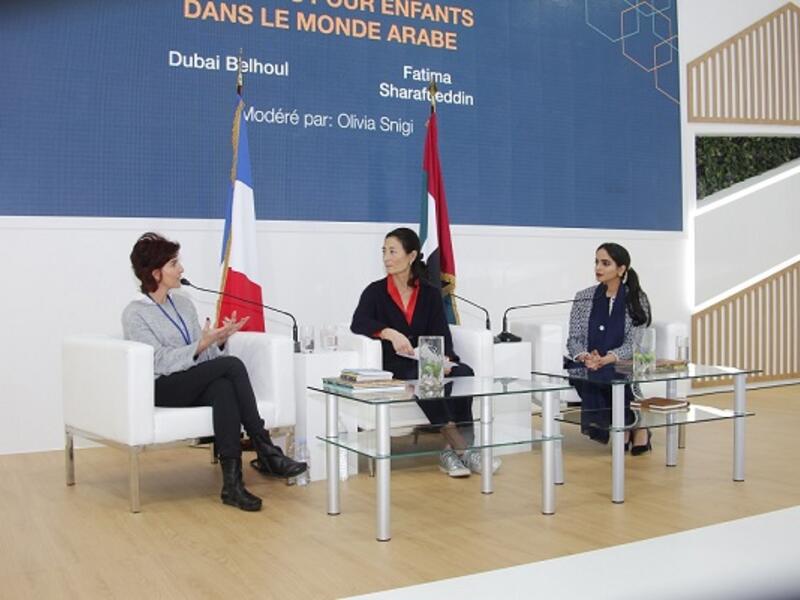 The audience were introduced to two authors who highlighted Kalimat’s support of all writers, from those whose career is in its early stages to the most established and prolific in the Middle East.