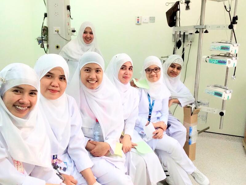 A recruitment picture to hire nurses for Saudi Arabia. (File)