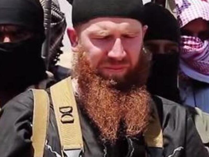 Omar al-Shishani survived the March 4 airstrikes targeting his convoy, although he was seriously wounded in the attack. (File photo)