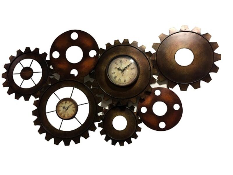 United Furniture - Metal Gear clock - AED 321