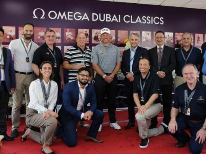 Lee Westwood met with UPS’s exclusive guests in Dubai. 