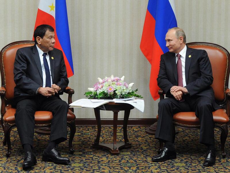 The Philippines and Russia are on the right track in terms of forging better relationship (AFP/File)