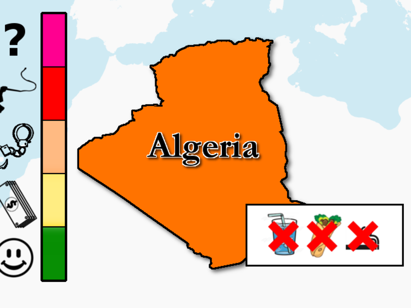 In recent years, Algeria has been the site of a series of “picnic protests,” in which hundreds of people risked imprisonment by eating in public in protest of the country’s harsh Ramadan laws. Given that former punishments dealt out by Algerian courts include four years in prison and fines of €1000 ($1200), it’s quite a risk.