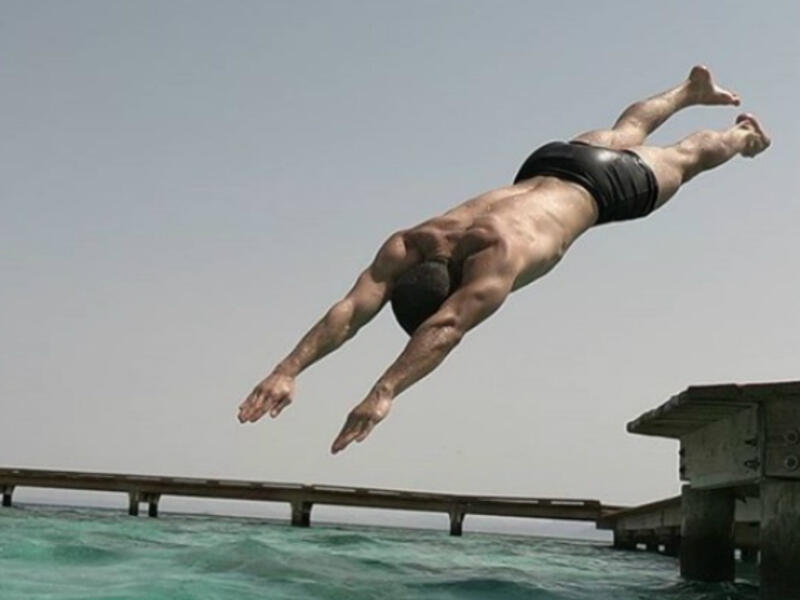 Looking at the pictures closely one can easily notice a transformation in Ramezs body