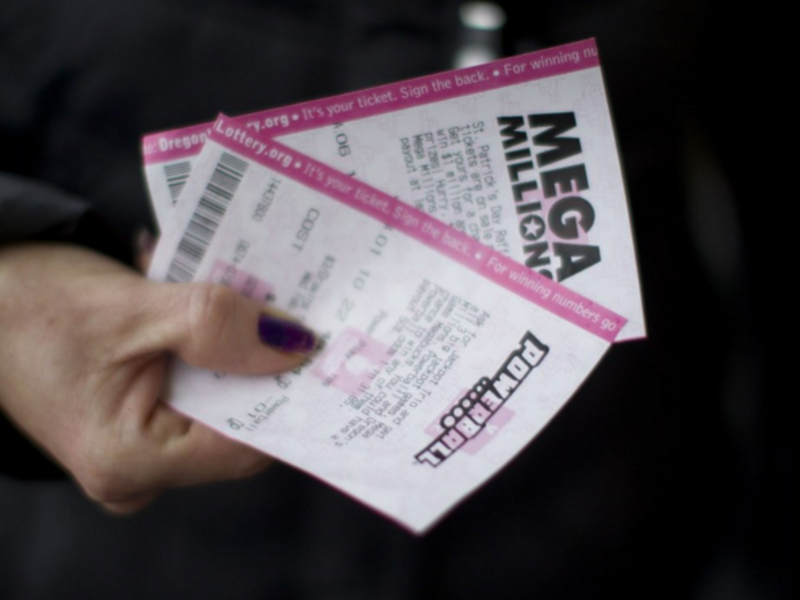 The mystery man traveled across the world to collect his winnings. (Twitter)
