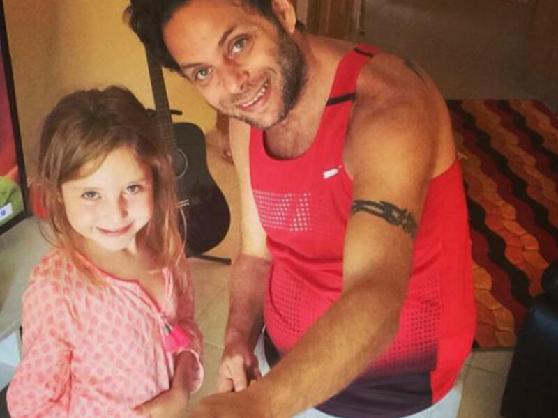 Seif Al Deen Al Sebei's Instagram account is filled with pictures with his adorable blue eyed daughter Dahab.