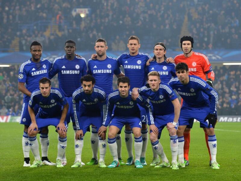 فريق تشلسي ومجموع قيم لاعبيه 617.8 مليون يورو.