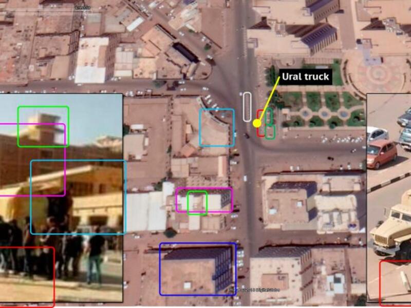 Geo-located suspected Wagner soldiers in Khartoum, Sudan (citeam.org)