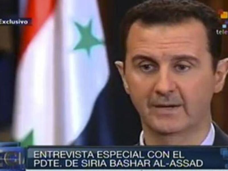 Syrian President Assad says "he does not discount" future possibilities of a US attack on Syria despite President Obama's statements at the UN this week (Courtesy of the Guardian)