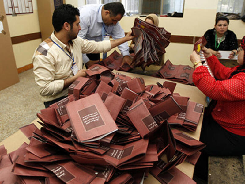 The ballots are in and counted with KDP finishing first, the opposition Gorran party in second, and the PUK party in third (Courtesy of Thaier Al-Sudani/Reuters)