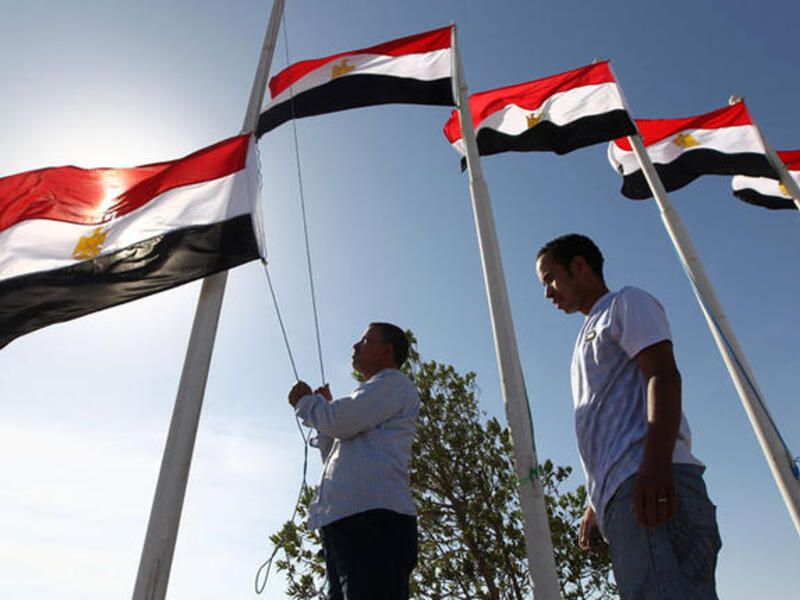 Disrespecting the Egyptian flag is now punishable under law with up to a six month prison sentence or a 5,000 pound fine (Courtesy of Chris Newbould/Digital Production Middle East)