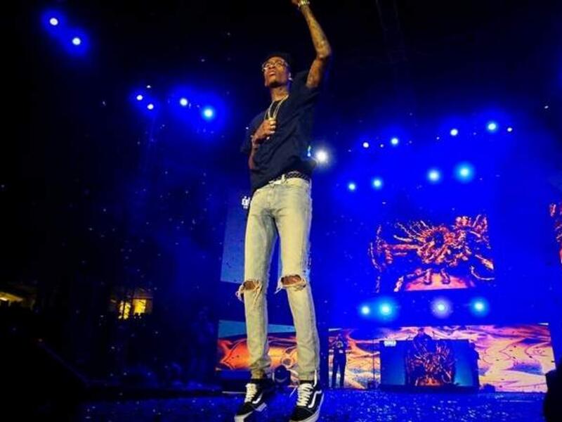 Wiz rocking the stage in Dubai. (Neeraj Murali/Khaleej Times)