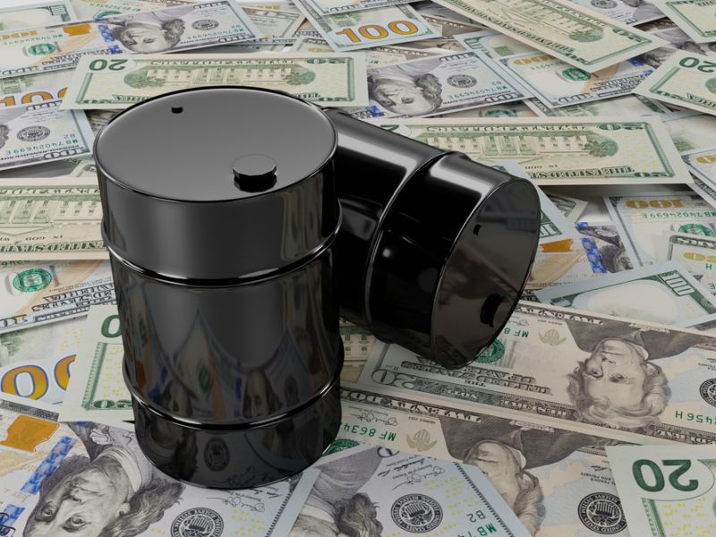 US dollar down, oil prices mixed on OPEC+ cuts