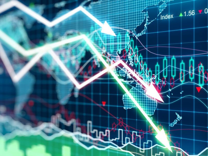 Stocks worldwide down on Wall Street fall as gold prices rise