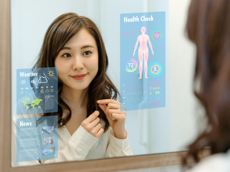 This Mirror Can Respond To Your 'Mirror, Mirror On The Wall'
