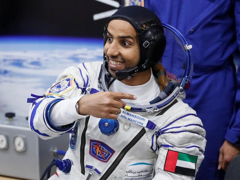 رائد الفضاء الإماراتي، هزاع المنصوري