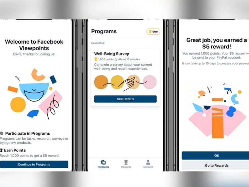 Facebook to Pay Users for Using Its New App