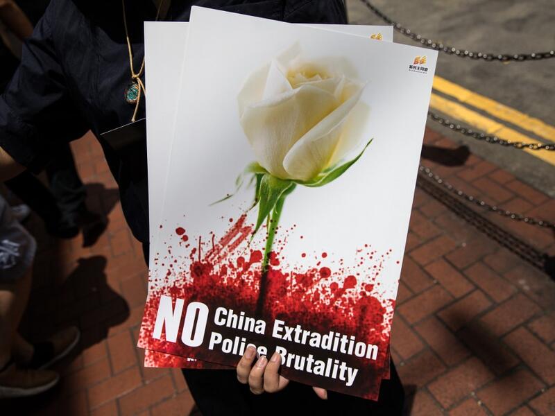 Hong Kong was braced for another mass rally, as public anger seethed following unprecedented clashes between protesters and police over an extradition law, despite a climbdown by the city's embattled leader in suspending the bill.  DALE DE LA REY / AFP