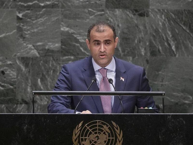 وزير الخارجية اليمني محمد عبد الله الحضرمي  