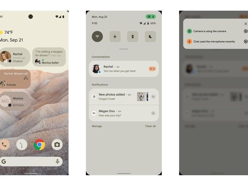 أول نظرة على نظام التشغيل Android 12 الجديد من Google
