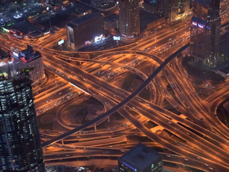 Dubai as pictured from the Burj Khalifa /AFP