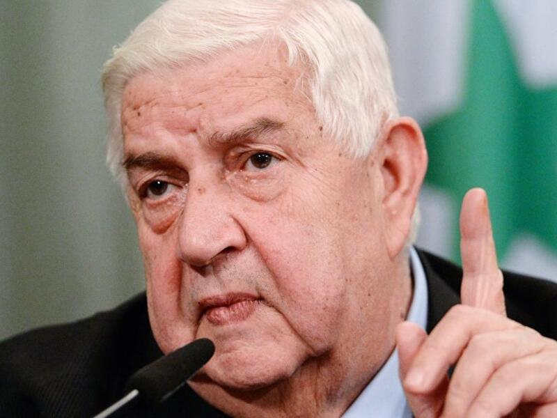 وزير الخارجية والمغتربين السوري وليد المعلم