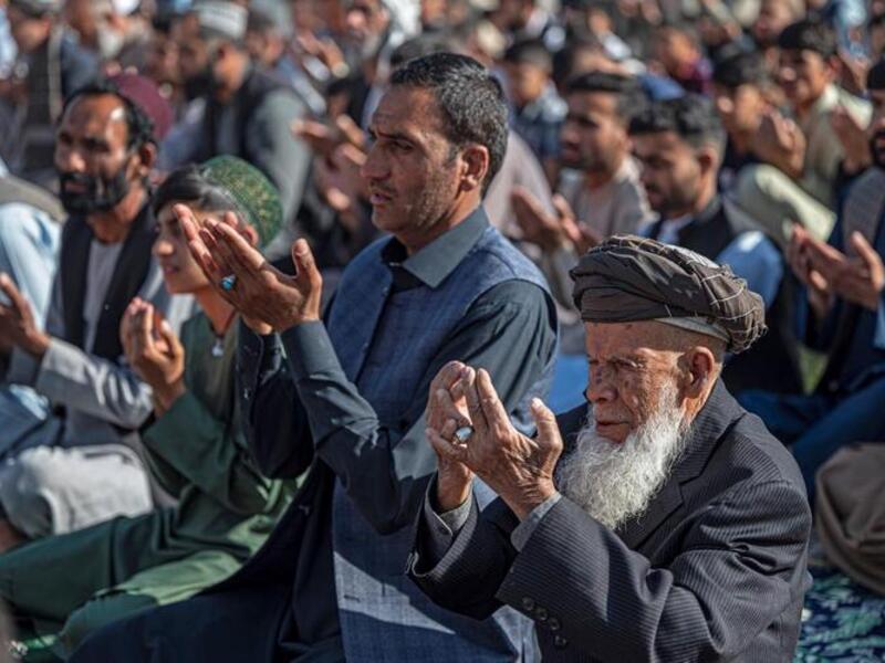 Muslim Worshippers Gather, Celebrate Eid