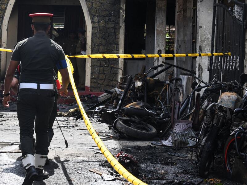 A series of eight devastating bomb blasts ripped through high-end hotels and churches holding Easter services in Sri Lanka on April 21, killing nearly 290 people, including dozens of foreigners. LAKRUWAN WANNIARACHCHI / AFP