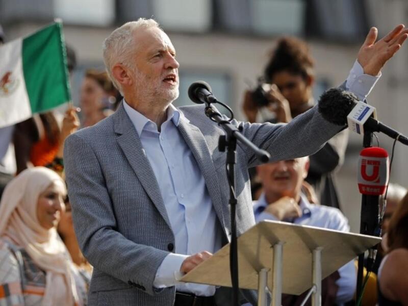 Labour Party leader Jeremy Corbyn’s office, leaders of the opposition parties discussed how to ramp up the pressure on Johnson. (AFP/ File Photo)