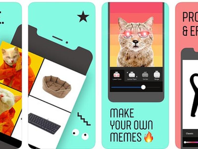 Users can upload their own images and superimpose text and special effects. (Daily Mail)