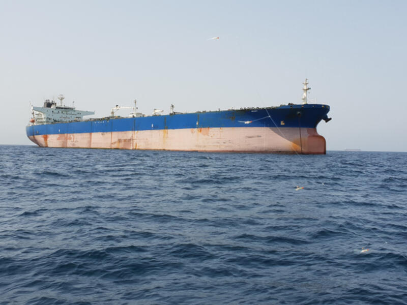 Oil Tanker in Straight of Hormuz off the coast of Fujairah Emirate. (Shutterstock/ File Photo)