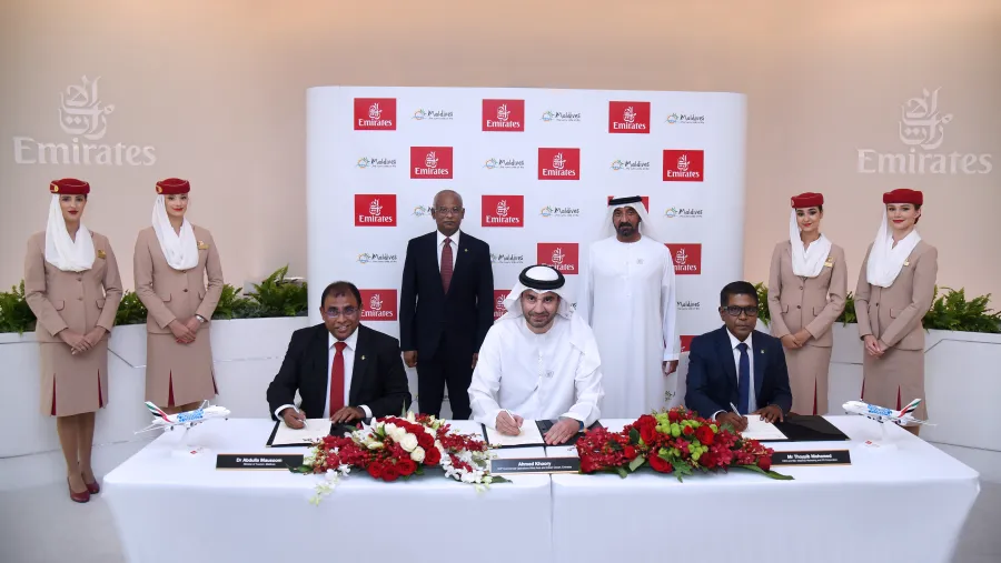 طيران الإمارات تؤكد التزامها نحو المالديف خلال إكسبو 2020 دبي