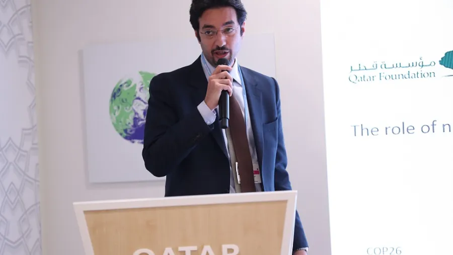 خبير في الاستدامة بمؤسسة قطر يُشدد على "دور المؤسسات غير الربحية في التصدي لتغير المناخ" خلال مؤتمر الأطراف 26