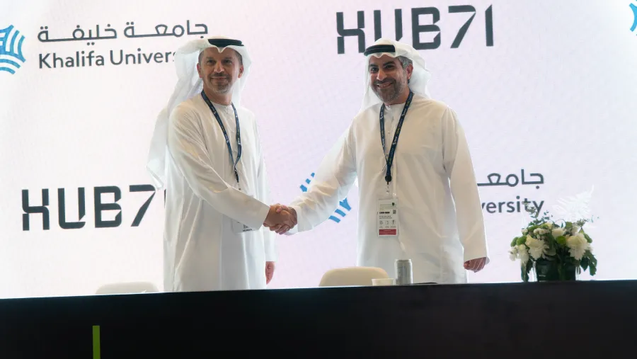 Hub71  وجامعة خليفة تعتزمان تعزيز الفرص المتاحة أمام الطلاب الاستثنائيين ليصبحوا رؤساء شركاتهم الخاصة