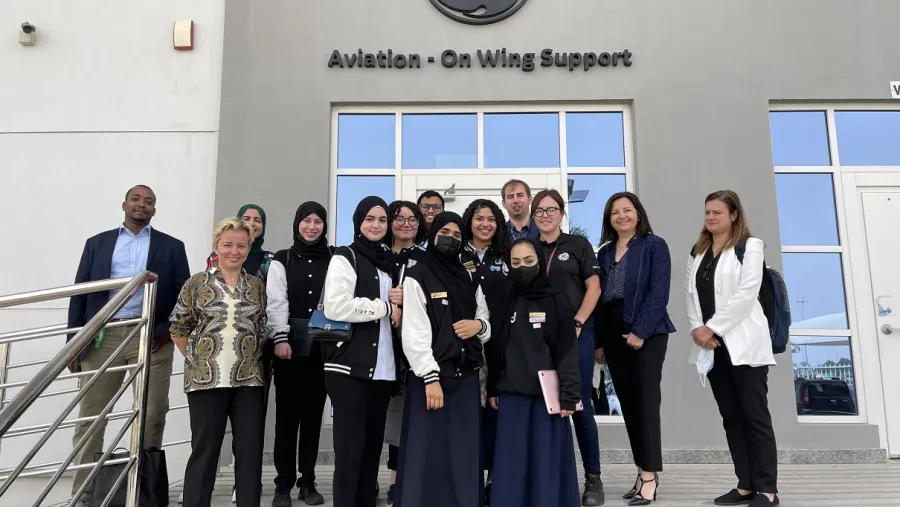GE Hosts Female Students at Its Aviation Facility, Inspiring Them To Pursue Stem Careers